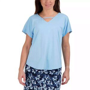 Tranquility by Colorado Clothing Women's Size Large Blue Top Tee NWT